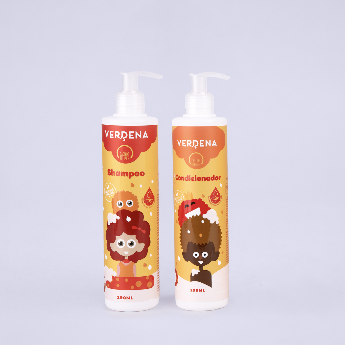 Shampoo e Condicionador Cachos Felizes