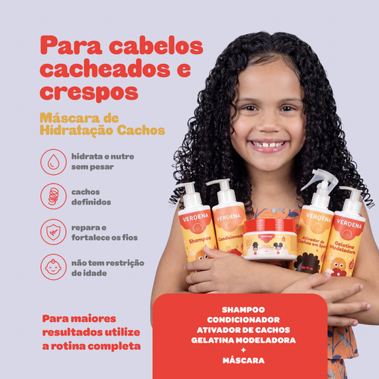 Máscara de Hidratação Cachos Felizes - 240g