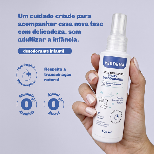 Desodorante Infantil Sem Alumínio - 100ml