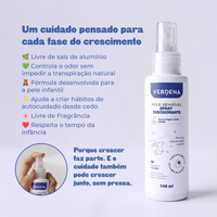 Desodorante Infantil Sem Alumínio - 100ml