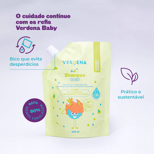 Kit 3 Refis Shampoo Coconut