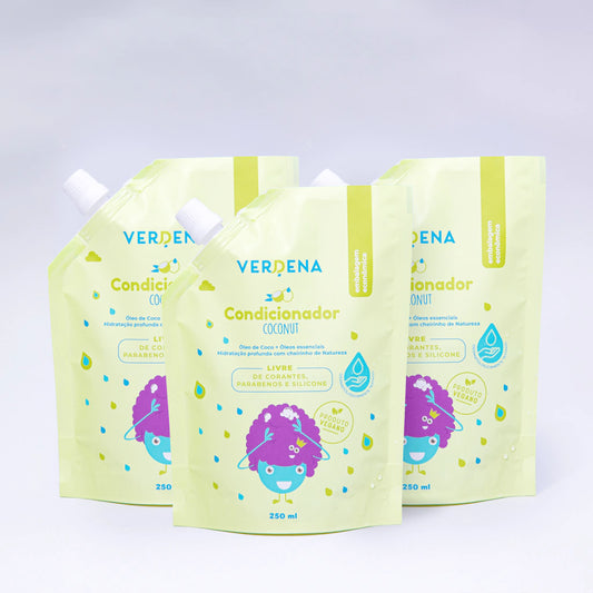 Kit 3 Refis Condicionador Coconut