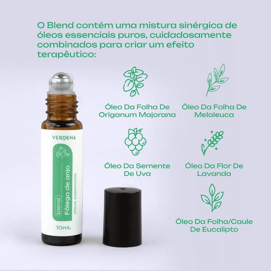 Blend de Óleos Essenciais - Fôlego de Anjo - 10ml